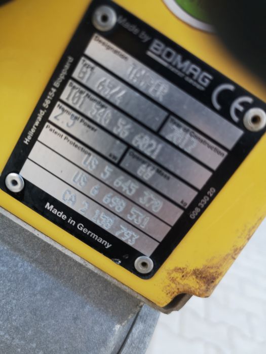 Mai compactor BOMAG BT65