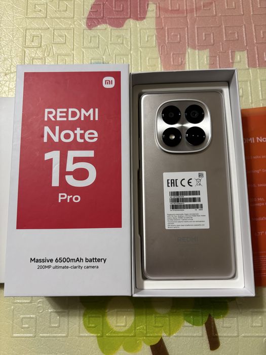 Redmi note 15 Pro 256Gb как новый