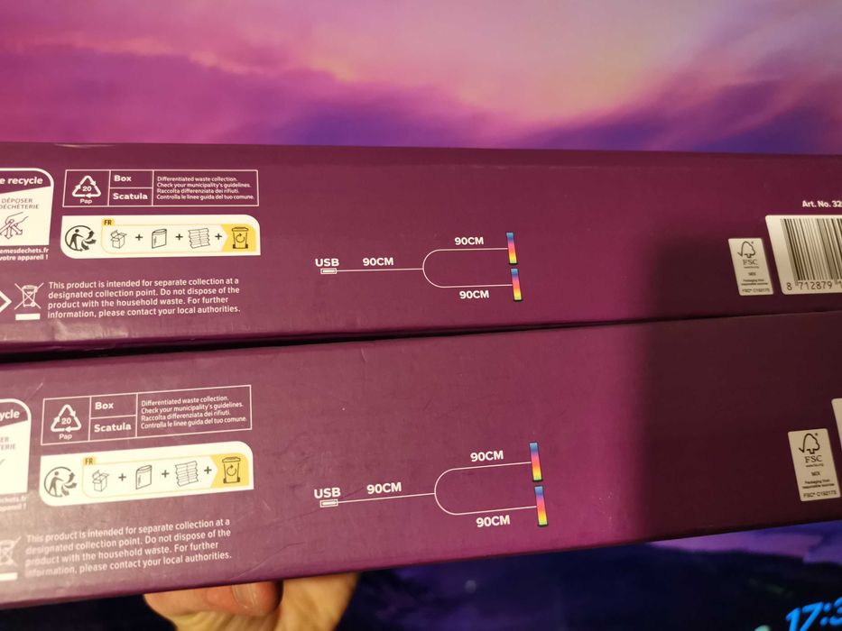 Лампи LED RGB умни тип барове за ТВ или монитор