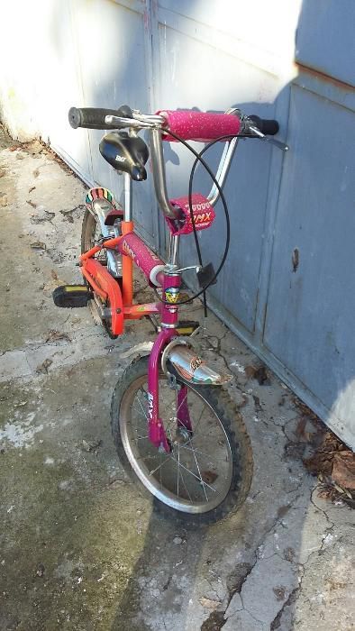 bicicleta copil și adult