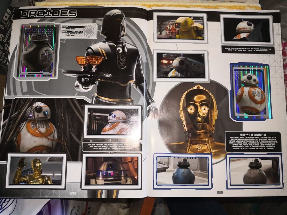 Album Star Wars stickere