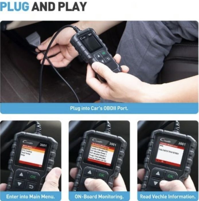 Професионална автодиагностика LAUNCH 3001