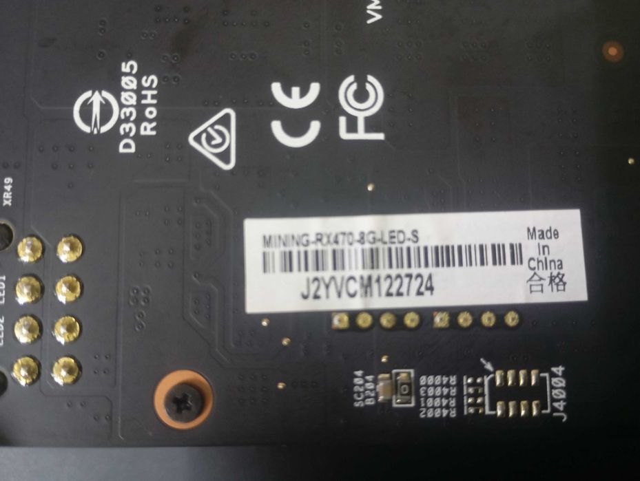 Видеокарта Asus rx 470 mining 8gb