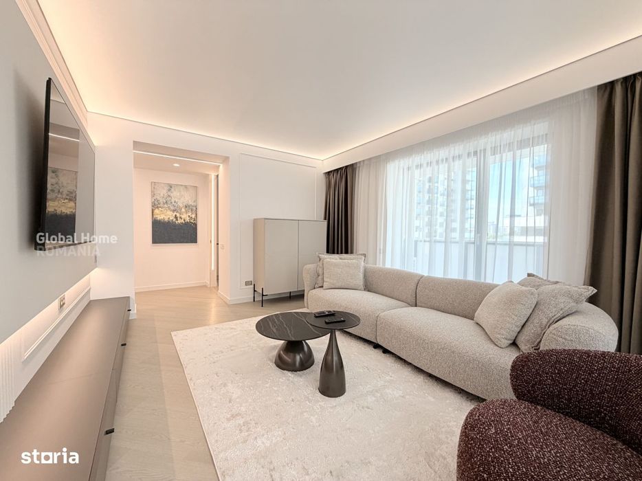 3 Rooms Apartment | Parking | First Rent | Cortina North Pipera