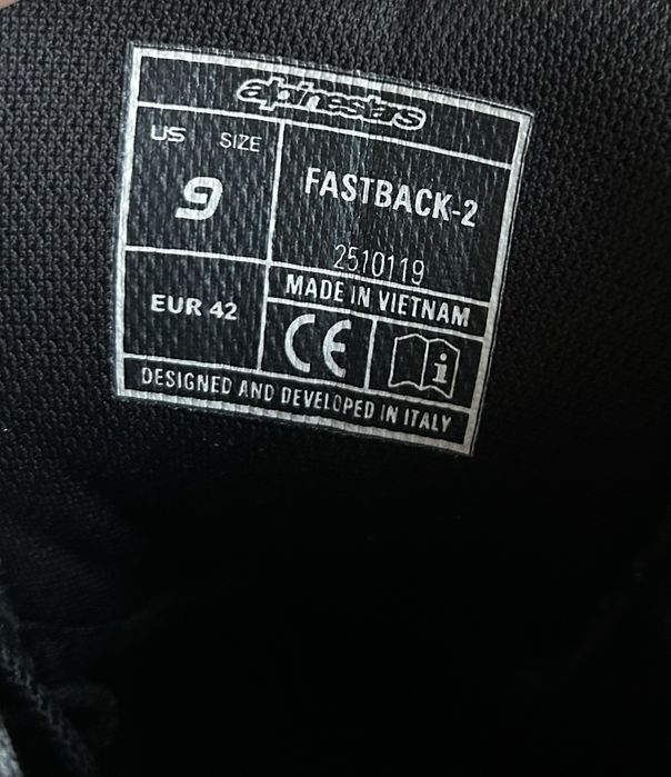 Ghete moto Alpinestars FASTBACK 2 , 42