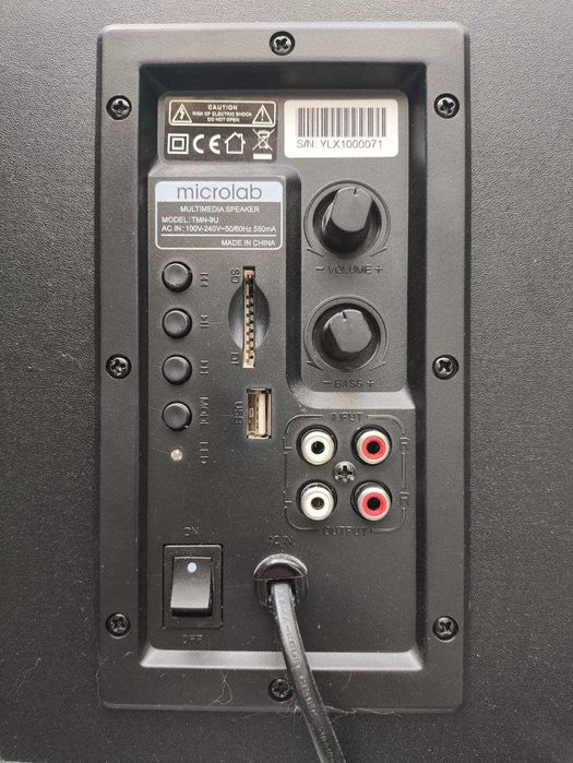 Акустика Microlab 2.1 с сабвуфером