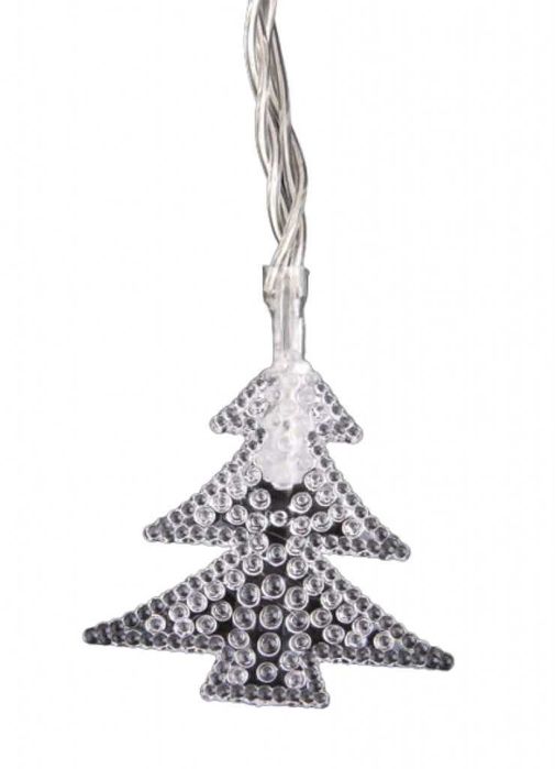 Вълшебни Коледни лампички с елхички