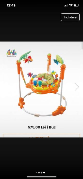 Jumper bebe cu lumini și sunete