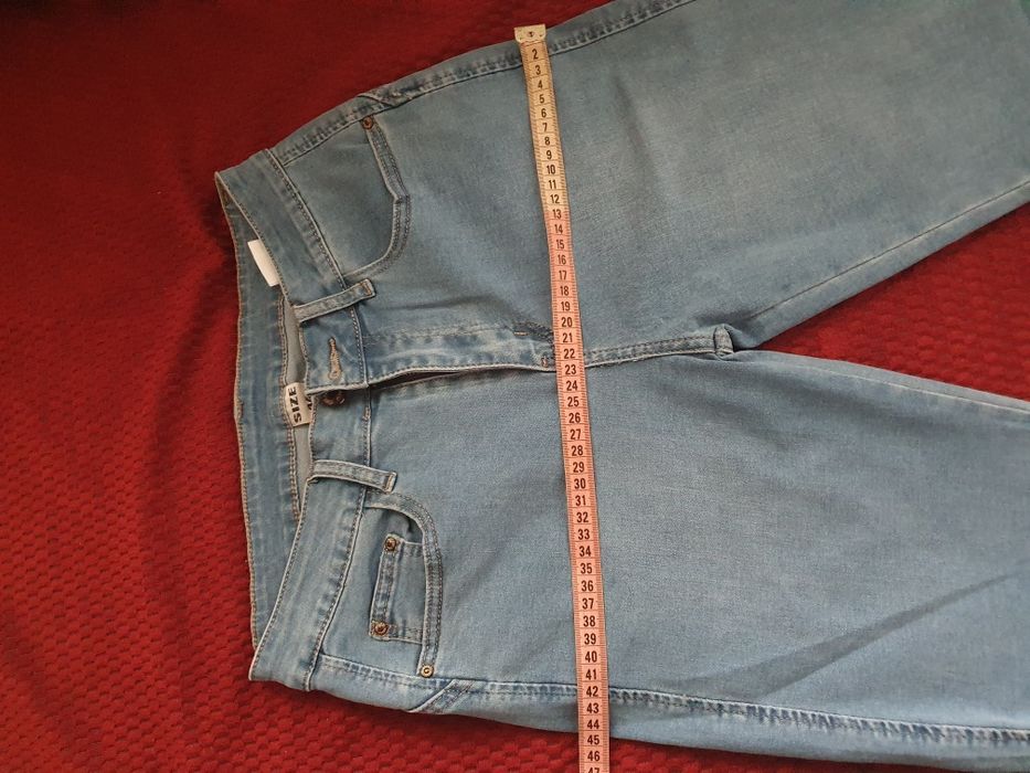 Дънкови ластични бермуди