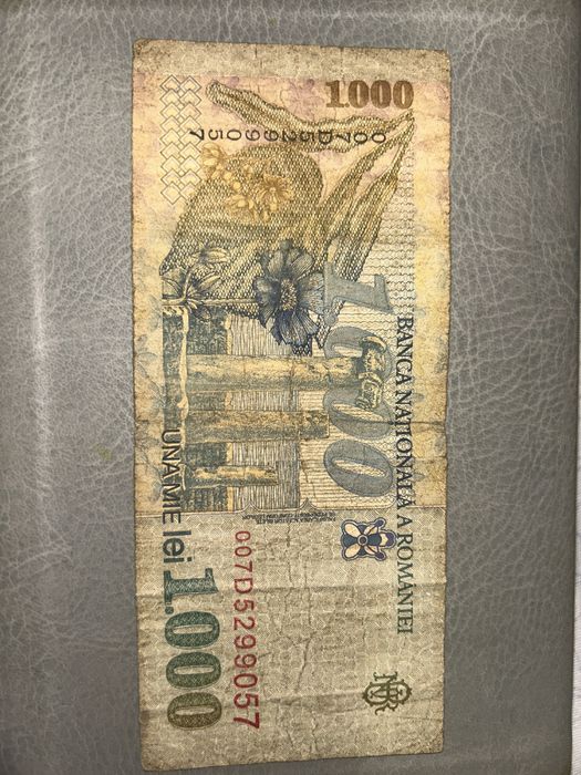 Bancnote 1000 lei din anul 1998