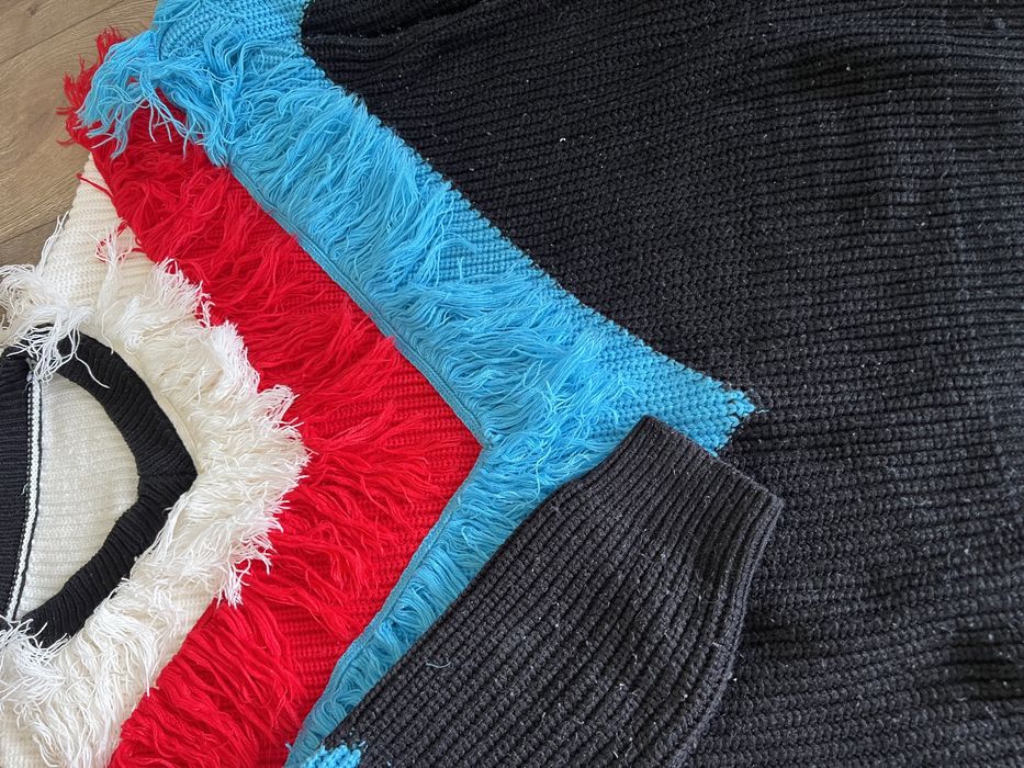 Теплый удлиненный свитер