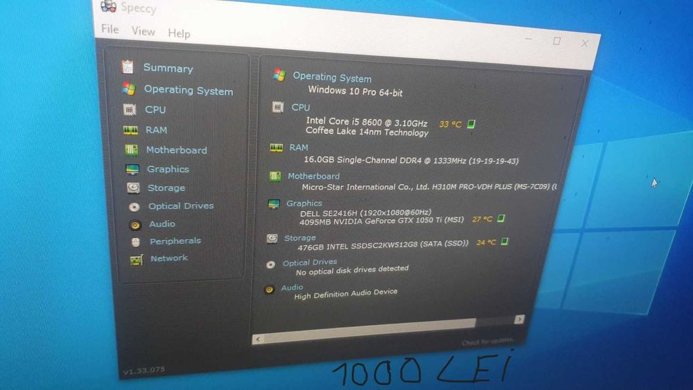 Pc Gaming I5 8600