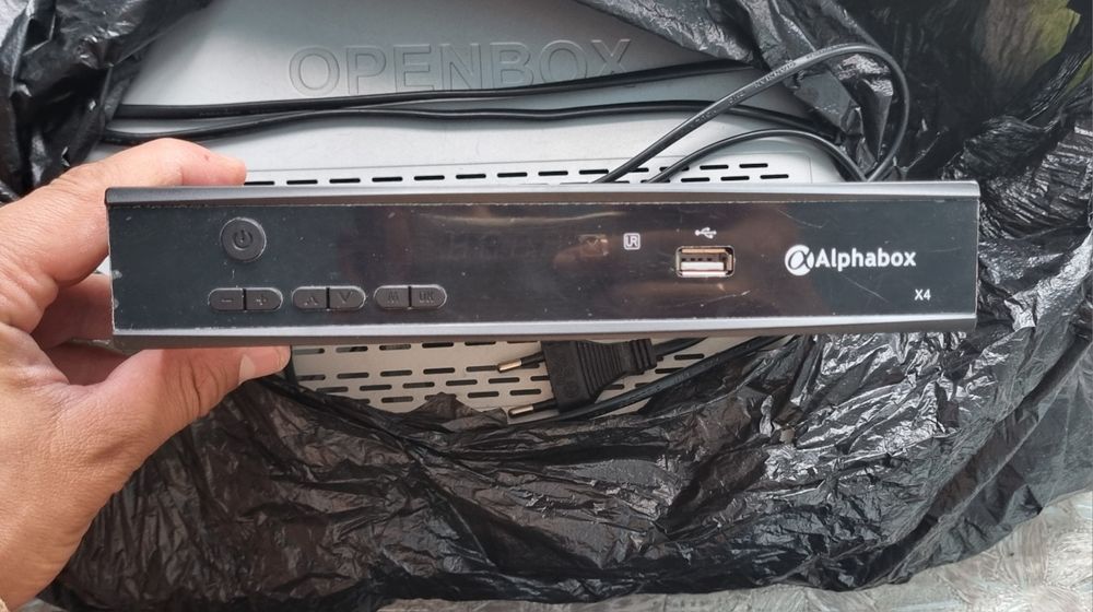 параболическая антенна, alphabox ва openbox тюнери