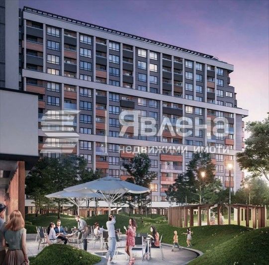 Апартаментът е разположен на 6-ти жилищен етаж, вх