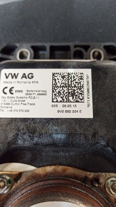 Airbag plansa/pasager golf 7