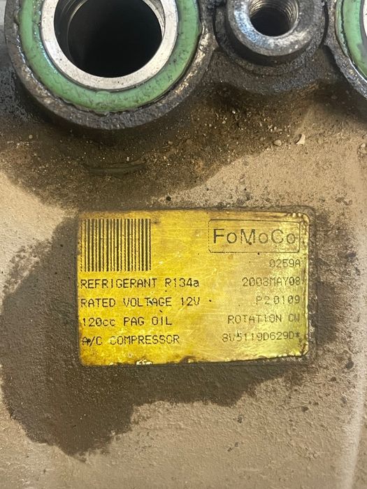 Compresor Ac Mazda 2 De, Dh_3 2007 - 2015 1.4 Mzr-Cd Y404 8V5119D629D