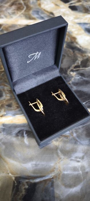 Золотые серьги 585 проба