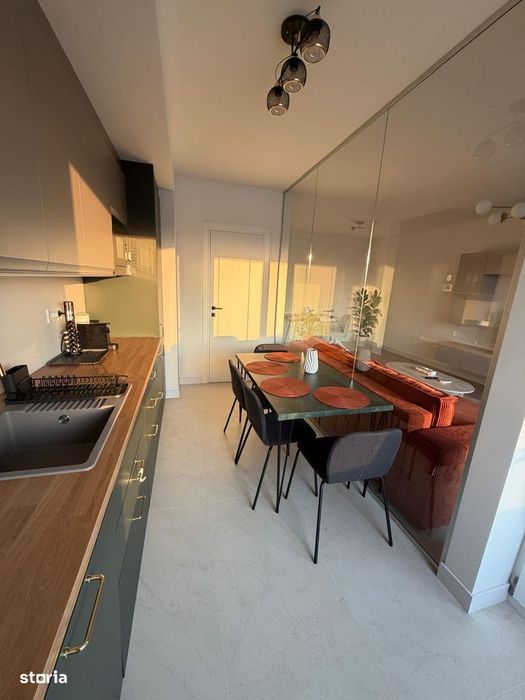 2 camere mobilat / prima inchiriere/ bucurestii noi / metrou 5 min
