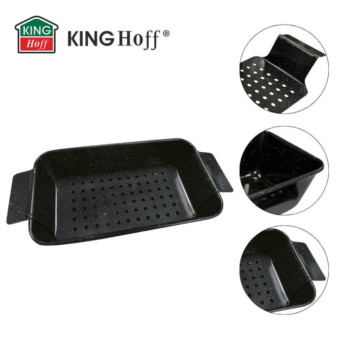 Forma, tava pentru copt neagra, cu insertie pentru scoatere, 24 x 13.5