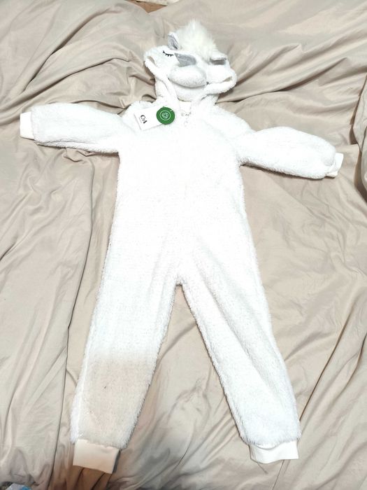 Salopeta pufoasa,alb unicorn,98/204