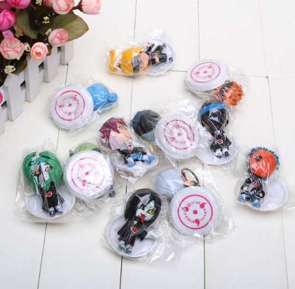 Set Figurine Naruto Akatsuki Itachi Obito Deidara Orochimaru 7 cm