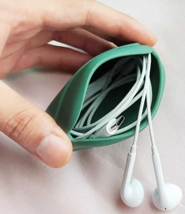 Новый магнитный силиконовый чехол для наушников Tangzu KZ, цв. зеленый