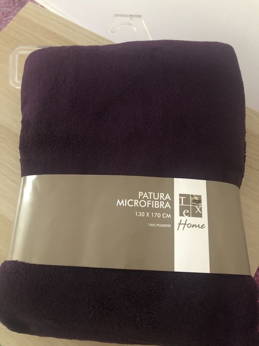 Patura pufoasa din microfibra