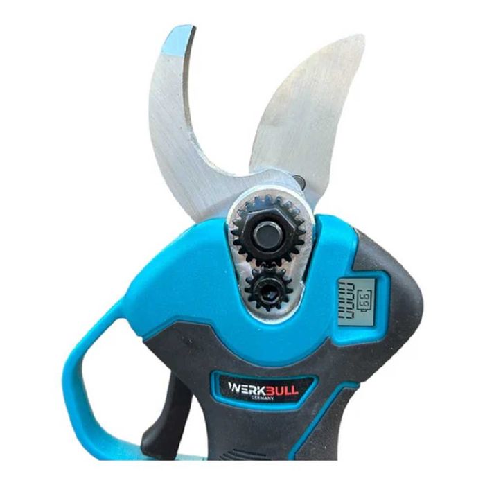 Акумулаторна Лозарска Ножица WerkBull  с дисплей + Допълнителен нож
