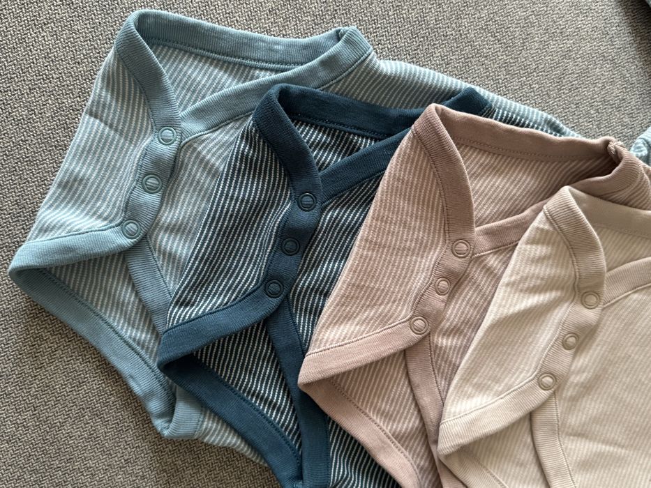 Set 4 Body maneca lunga Next, 9-12 luni