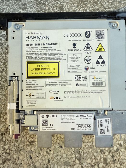 Мултимедия за Audi A6 C7 MIB II