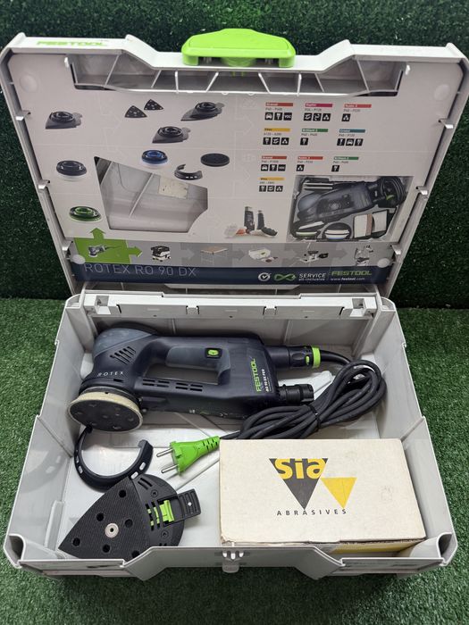 Комбиниран ротационен шлайф Festool RO 90 DX FEQ