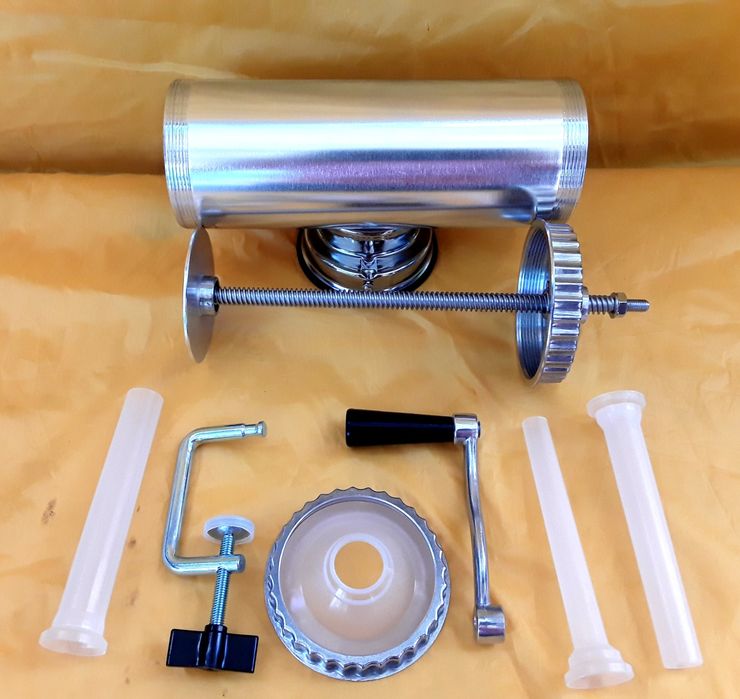 Aparat pentru umplut carnati orizontal INOX NOU - 95 Lei