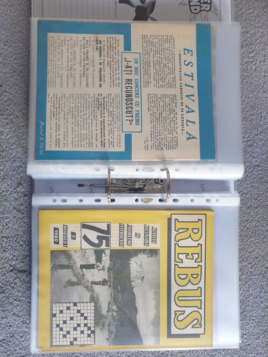 Vand colectie mare revista "Rebus" 1962 - 1973 - 223 numere