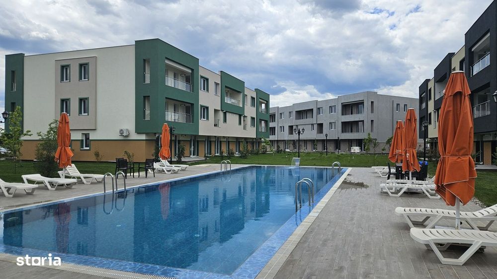 Apartament 2 camere, Complex Rezidential cu Piscina, loc parcare