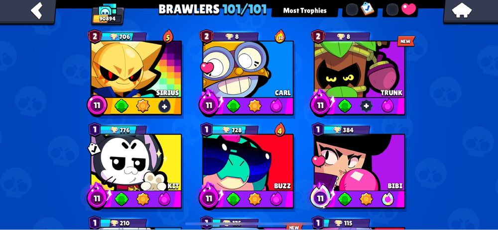 Аккаунт в Brawl Stars