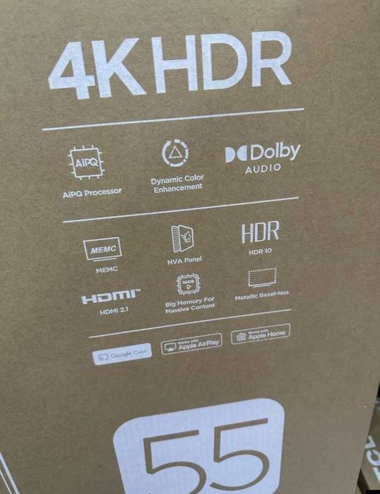 TCL V6C 65″ — 4K Google TV Smart-телевизор с HDR и игровыми возможност