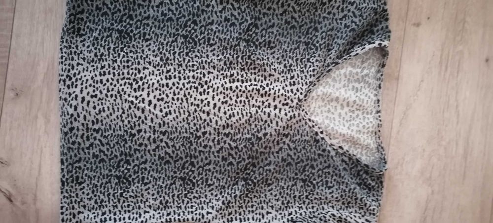 Леопардовая кофточка с длинным рукавом