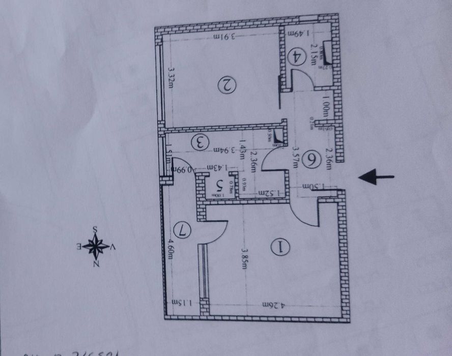 Apartament 2 camere, decomandat, 51mp, etaj 8 din 1 în bloc reabilitat termic și cu lift nou, Galați, Str. Domnească 130, lângă Grădina Publică