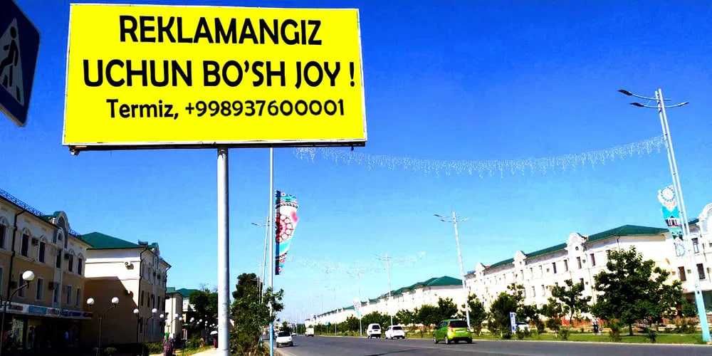 Reklama ijaralari banner bilbordlarda