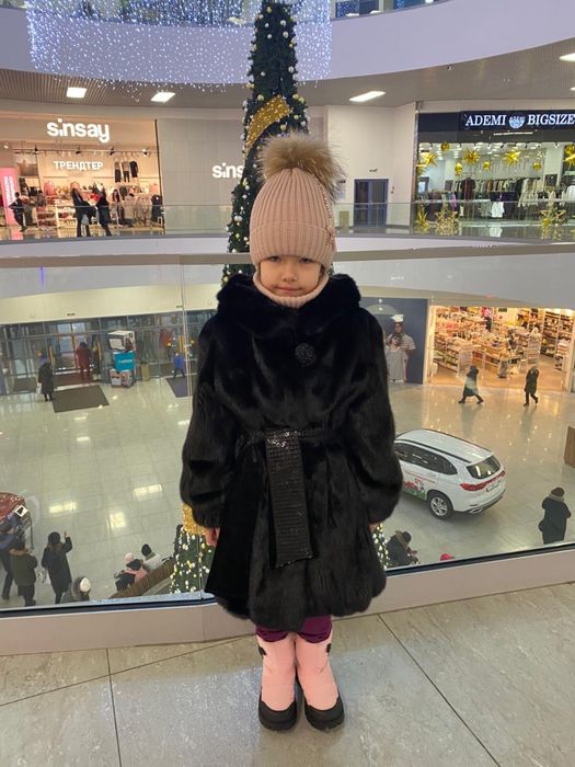 Норковая шуба детская