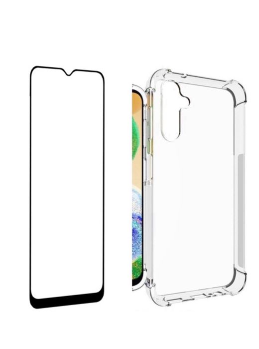 Husa TPU Anti Soc + Folie Sticla Samsung A05S A15 A25 A55 A16 A36 A56