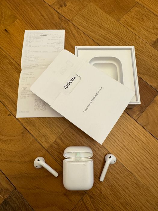 Apple AirPods 2, оригинал. Полный комплект