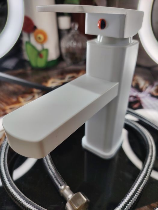 Robinet de baie ceramică cu bronz
