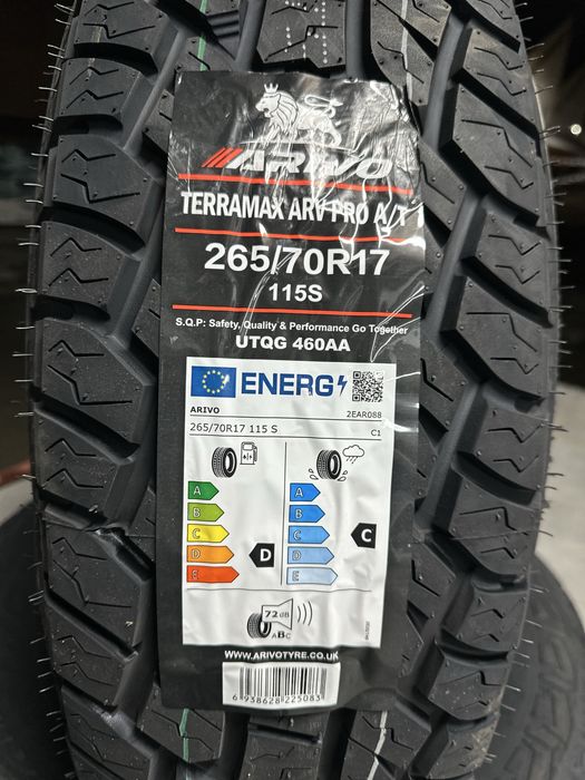 Нови джипови гуми ARIVO TERRAMAX ARV PRO A/T 265/70R17 115S БОРД 2657017