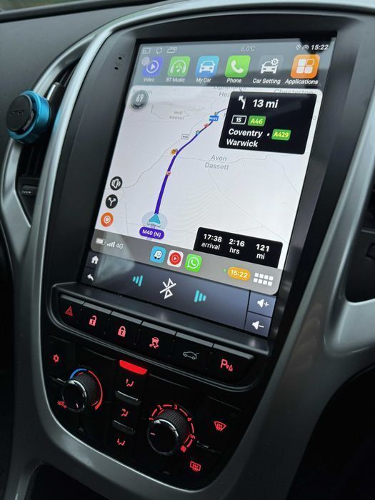 Navigatie cu Android dedicata Opel Astra J Tesla Style Carplay QLED