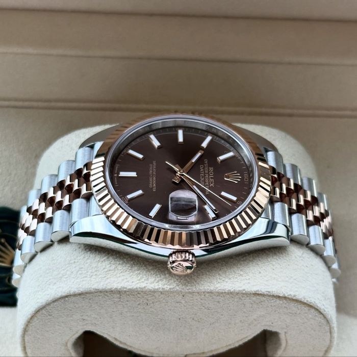Rolex Datejust  41,mm dial chocolate