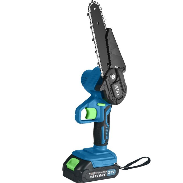 Minifierastrau cu lant pe acumulator, 21V, Lama 6" 15 cm, 2