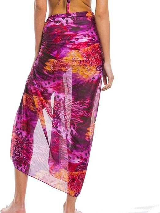 Costum de baie Kiniki Tan-through (prin care te bronzezi) S + Sarong