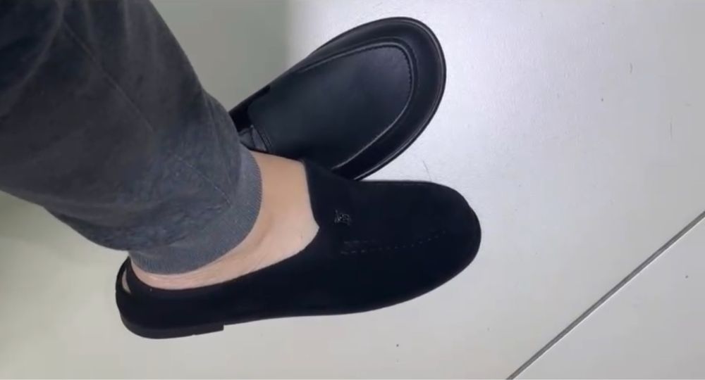 Женские мюли замша