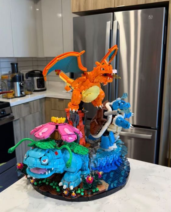 Lego Charizard, Venusaur si Blastoise